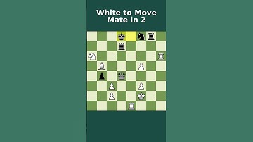 This Mate in 2 Will Test Your Nerves 💥 #gothamchess #hikarunakamura #chess #magnuscarlsen #puzzle