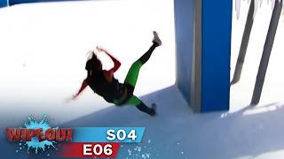 Time for a Cold Plunge! | Wipeout USA | Season 4 Episode 6