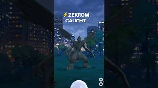 ⚡ Zekrom Raid Battle in Pokémon GO | Epic Legendary Catch!#PokemonGO #Zekrom