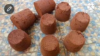 ASMR ✅ Red damp texture crumbling on floor oddly satisfying crunchy video ❤️