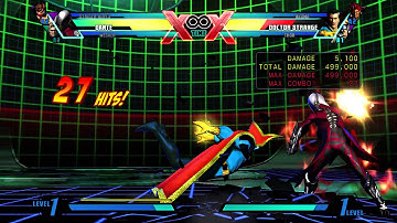 UMvC3 - Dante Combo (Wesker Assist, 2 Meters) - 765700 Damage