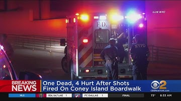 Man killed, 4 hurt in Coney Island boardwalk shooting