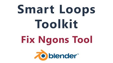 Smart Loops Toolkit - Fix ngons Tool