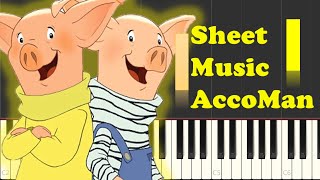 How To Play Toot and Puddle Theme Song Piano Sheet Music EASY