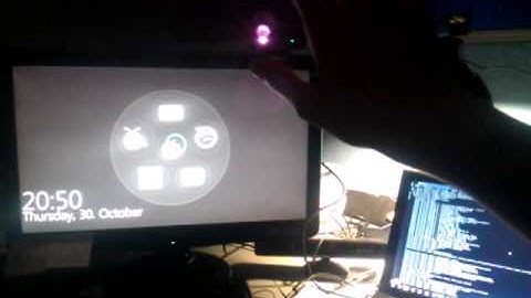 Hand/Gesture Recognition with Creative Senz3D #2 - Cpp/Direct2D/PerceptualComputingSDK