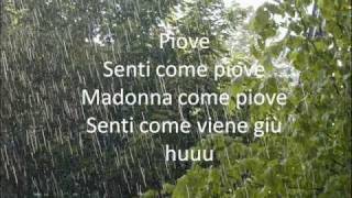 Miniatura de vídeo de "Jovanotti - Piove + Testo"
