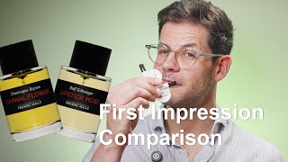 Frederic Malle Carnal Flower vs Lipstick Rose - fragrance first impressions