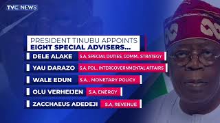 President Tinubu Appoints Eight Special Advisers