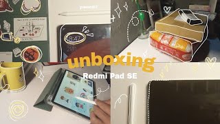 Redmi Pad SE unboxing + accesories | unboxing new tab
