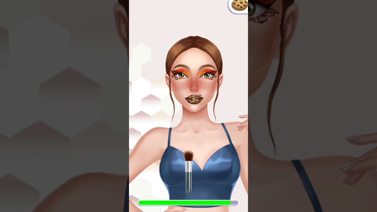 emoji makeup game🥰🥰😍😇girl makeup game 