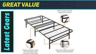 Amazon Basics Foldable Metal Platform Bed Frame Why This Simple Steel Base Might Be All You