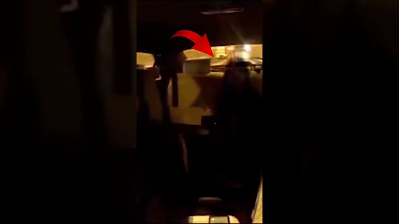 Ghost girl scares taxi driver at night 