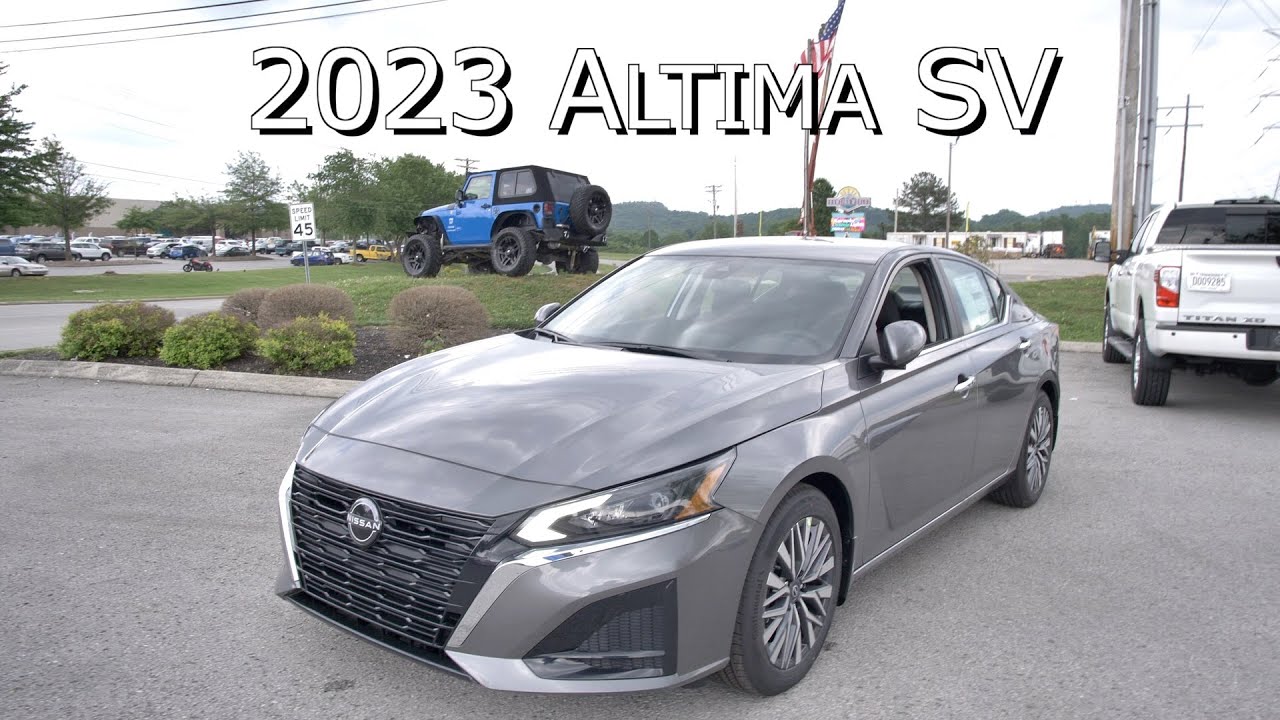 New 2023 Nissan Altima SV at Nissan of Cookeville YouTube
