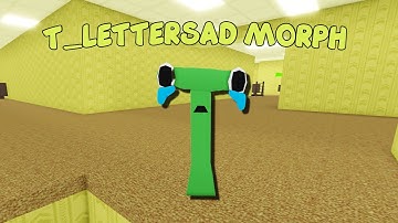 UPDATE - How To Find T_LetterSad Morph in Find The Backrooms Morphs #morph