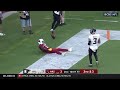 Jessie Bates shows Good Sportsmanship to Marquise Brown after crucial drop