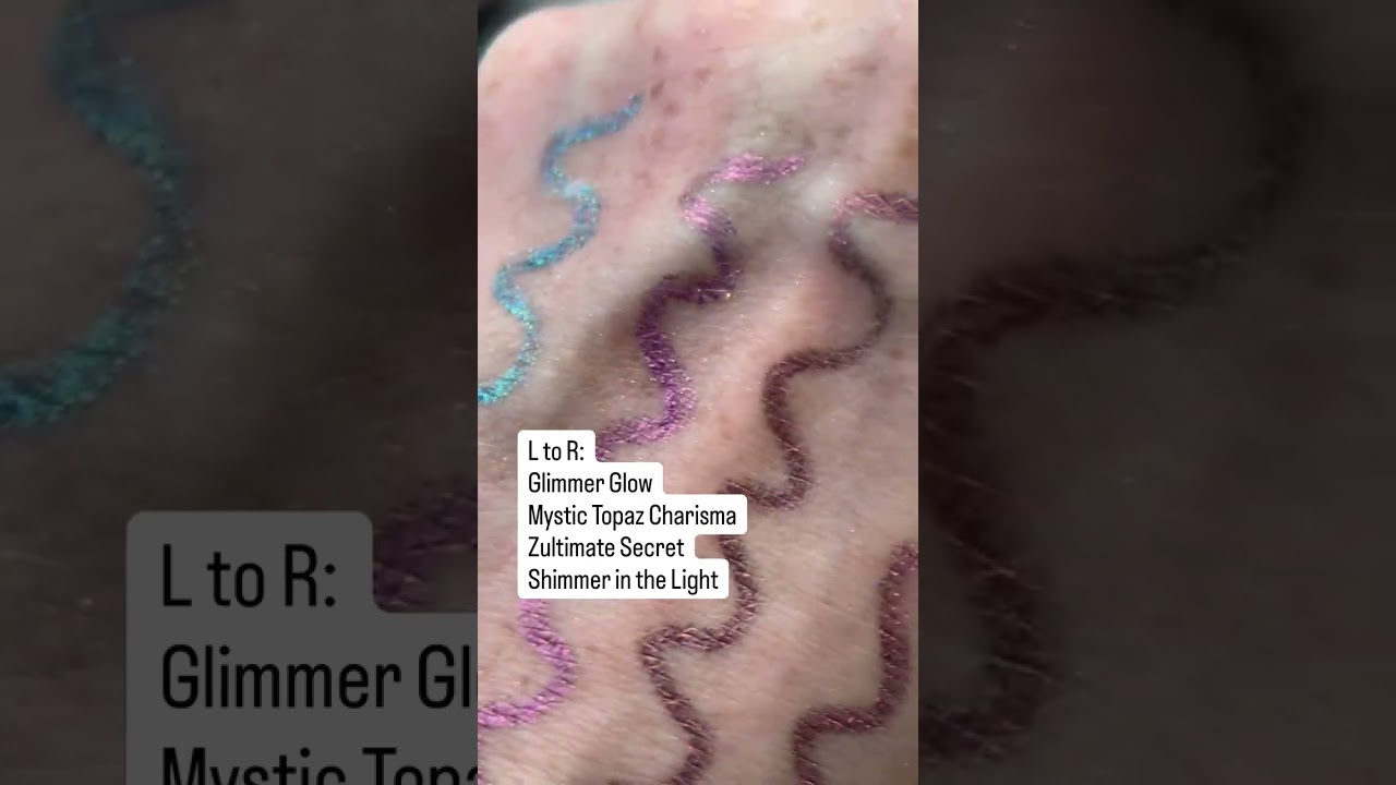 NEW Chromatic Eyeliners ⚡ Ultra-Metallic, Creamy & Long-Wear Swatches + Demo ✨