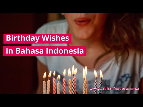Birthday Wishes In Indonesian