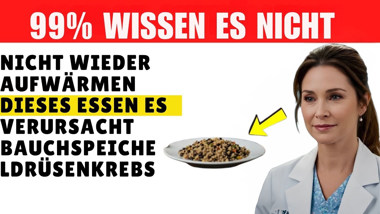 Arzt enthüllt 5 wiedererwärmte Lebensmittel die fast 80% höheres Risiko für Bauchspeicheldrüsenkrebs