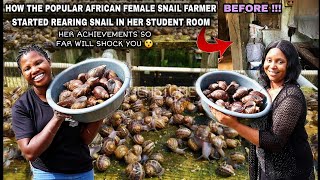 I STARTED MY SNAIL FARM IN MY STUDENT ROOM WITH 30 SNAILS but now have THOUSANDS TODAY| Danica Kosy