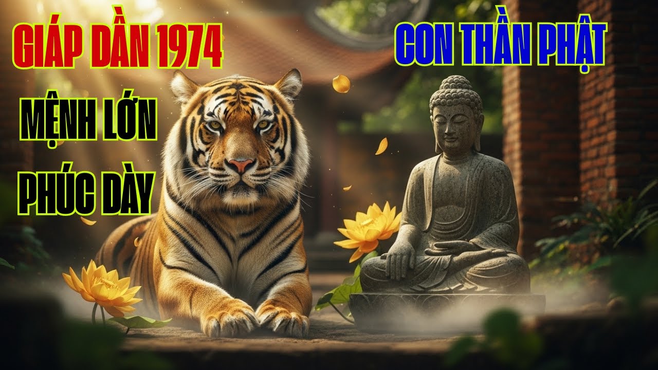 Đời 11 Dấu Hiệu Ít Ai Biết, Giáp Dần 1974 Là Con Thần Phật - Có Phúc Dày - Mệnh Lớn, Tài Lộc Tự Đến
