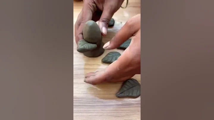 Agarbatti stand making out of natural clay incense making with natural clay😄 #shorts #clayart #clay