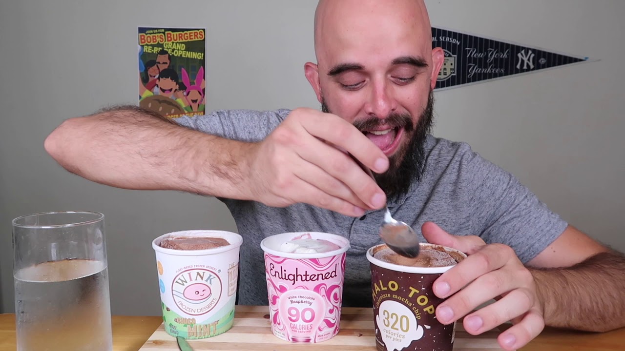 Low Calorie Ice Cream Review Wink, Halo Top and Enlightened Low