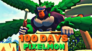 100 Days in Minecraft Pixelmon: An Incredible Journey