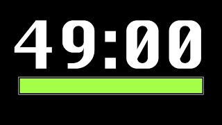 49 Minute Timer [ Progress Bar ] - 4K 60 FPS