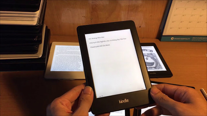 So sánh các loại máy đọc sách kindle năm 2024