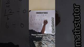 #divisiontrick #division #maths #mathstutor #easytricks