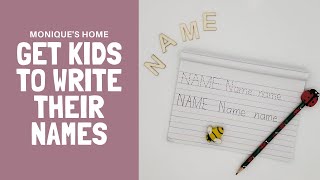 How To Teach Your Child to Write Their Name | Ready for School | Preschool Tip