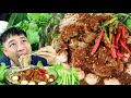 ก๋วยเตี๋ยวหมูน้ำตก พริกเผาจิ้มกะปิ -12-6-2021-