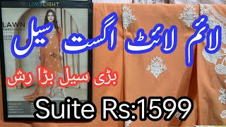 Limelight Big lawn Sale Suite Rs:1599