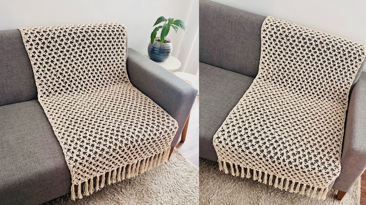 Manta Segredo de Crochê por Sandra Brum | Tutorial Passo a Passo Completo