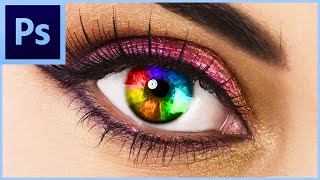 Adobe Photoshop CS6/CC: How To Change Eye Colour screenshot 5