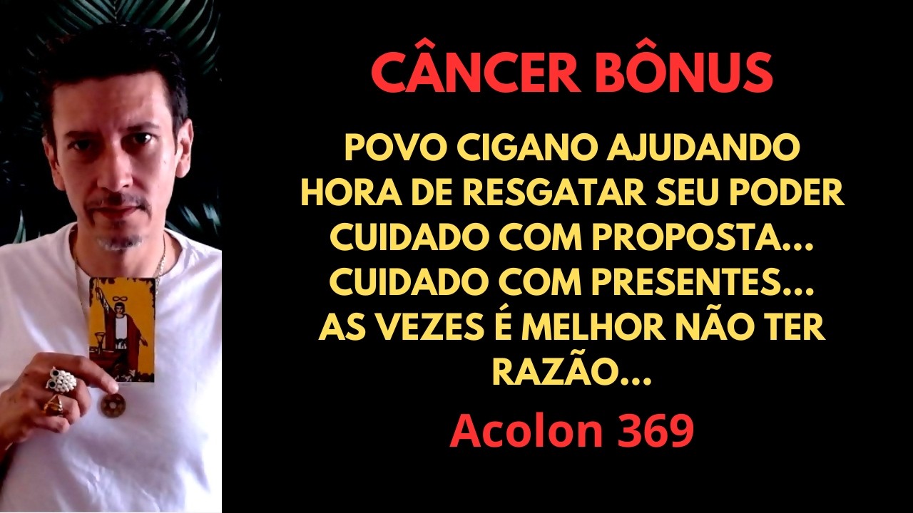 Câncer Bônus - Resgate seu poder #baralhocigano #tarot #cancer #signodecancer #magia #cartomancia