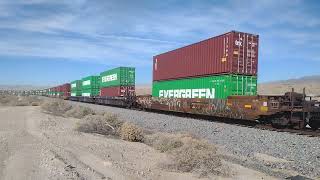 Monster WB UP Port Stack Train At Mortmar CA! #bigbossrailfanner