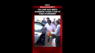 TVK News | Vijay Meets Tamil Nadu Governor, Stakes Claim to Form Government