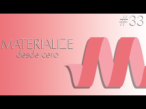 Materialize desde cero | Dropdown list | Parte #33