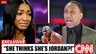 Absurd Stephen A. Explodes On Angel Reese For Comparing Herself To Michael Jordan
