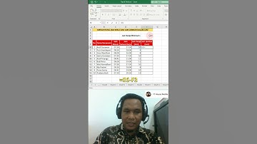 ⭕ Menghitung Jumlah Jam Kerja dan Jam Lembur di Excel #shorts #shortsvideo #excel