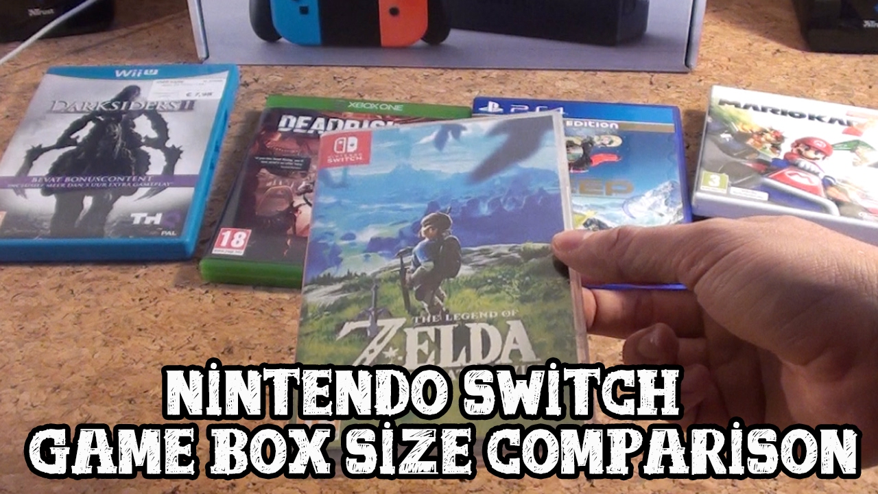 Nintendo Switch Game Box Size Comparison Youtube