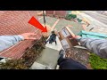 Delivery Man vs Thief - POV Parkour Chase