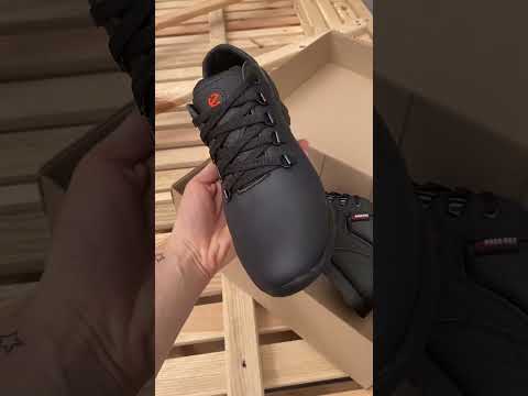 Чоловічі шкіряні кросівки Е-series biom чорні 532, видео 1