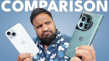 OnePlus 12 vs iPhone 15 Detailed Comparison Review - Small iPhone vs Big Android!