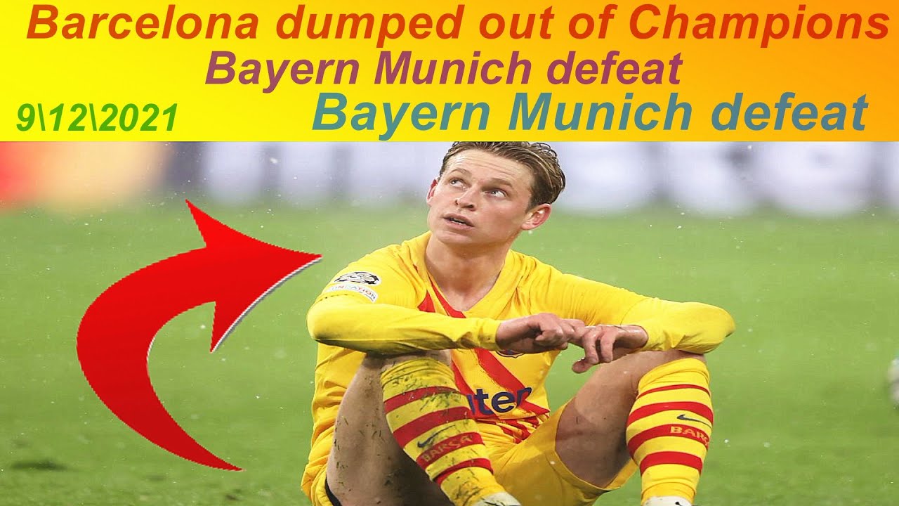 Barcelona dumped out of Champions League group stage after ...