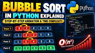 Bubble Sort in Python Explained: Step-by-Step Animation & Time Complexity