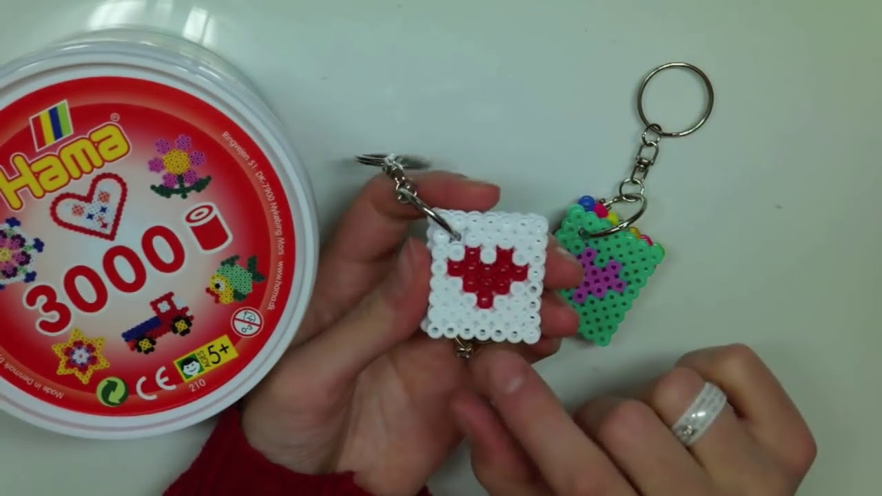 San Valentino: Portachiavi Fai da te con Hama Beads - Notes DIY san valentino copacabana