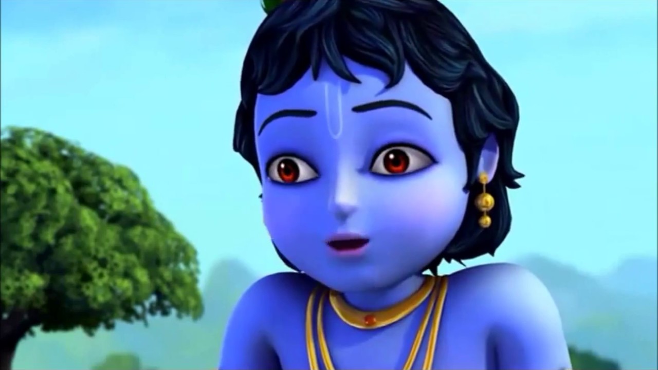 Little krishna 3d wallpaper download