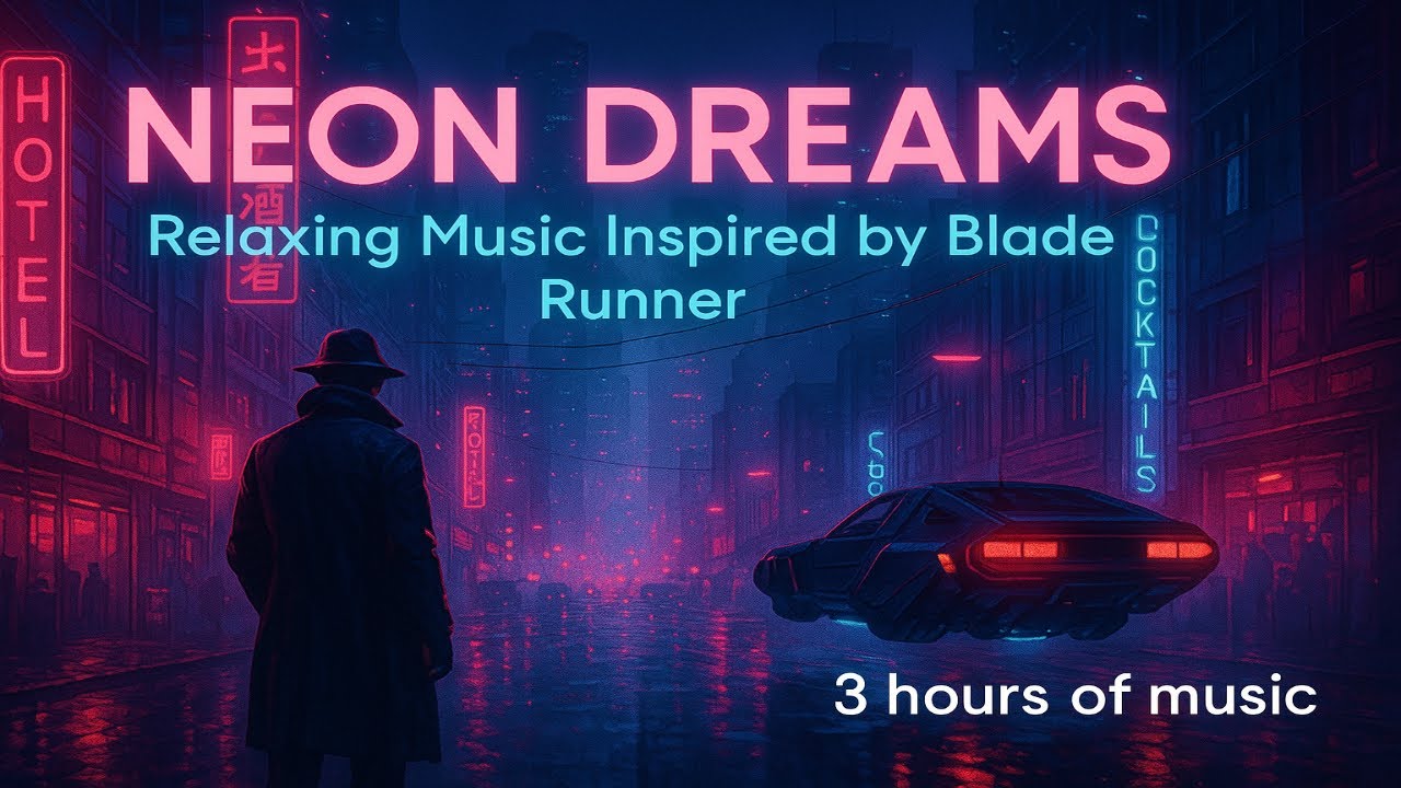 Tonton Neon Dreams – A Blade Runner Ambient Trilogy | 3 Hours of Cinematic Synth & Sleepwave di YouTube Tonton Neon Dreams – A Blade Runner Ambient Trilogy | 3 Hours of Cinematic Synth & Sleepwave di YouTube